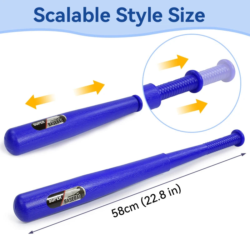 Automatische Baseball-Wurfmaschine für Kinder - Verstellbares Pitching-Set mit Schläger & Bällen