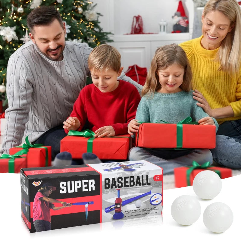Automatische Baseball-Wurfmaschine für Kinder - Verstellbares Pitching-Set mit Schläger & Bällen