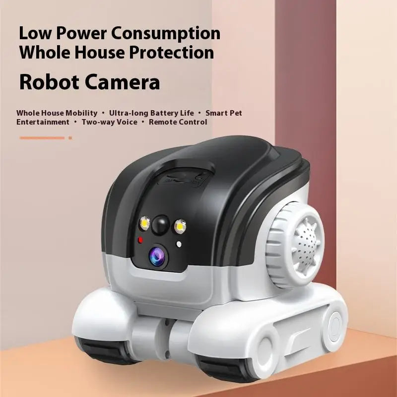 PetGuardian Pro - Dual-Lens WIFI Camera Tank | 4K Pet Tracking Robot | Laser-Spiel & Nachtsicht