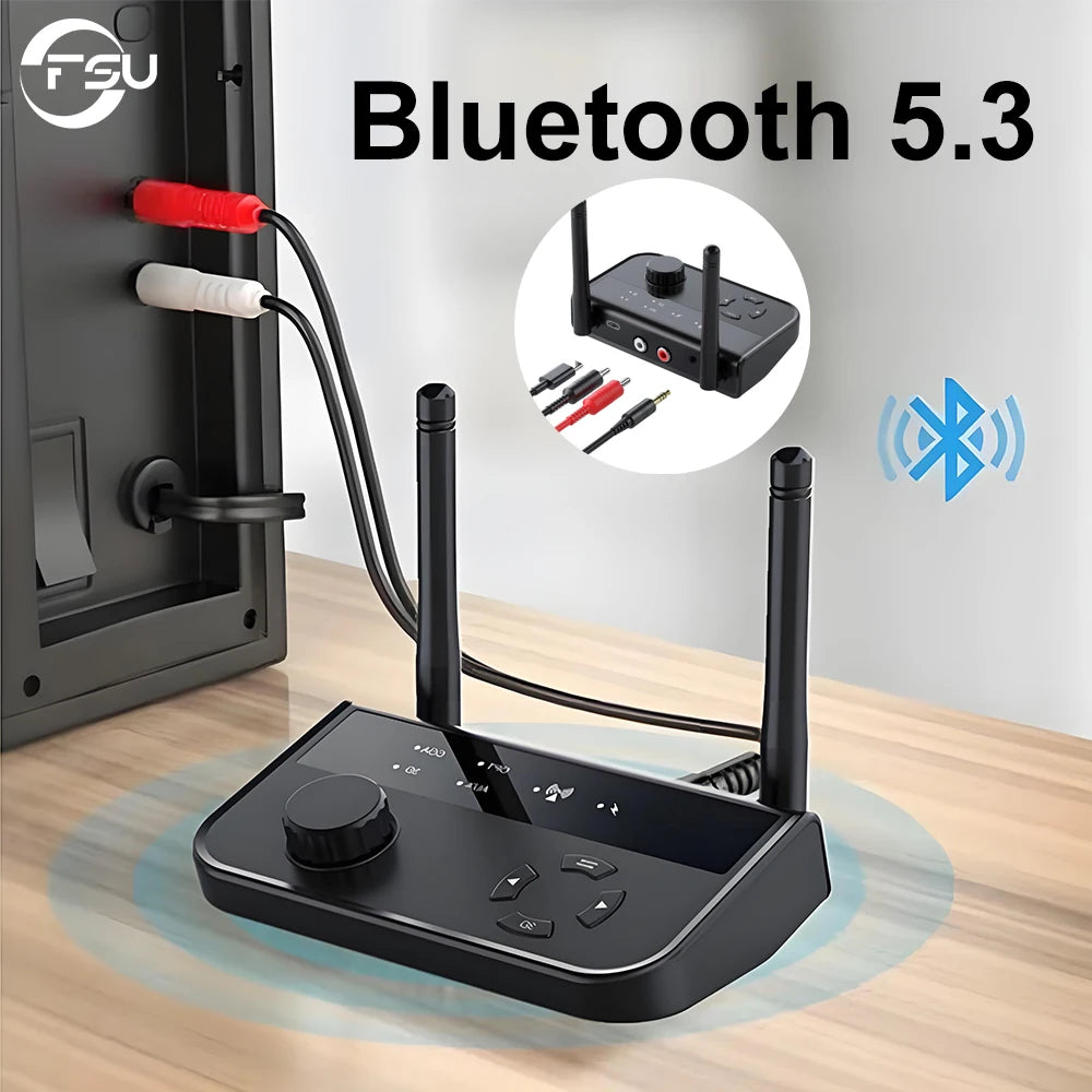 3-in-1 Bluetooth 5.3 Audio Hub - Vintage Verstärker meets Modern Wireless
