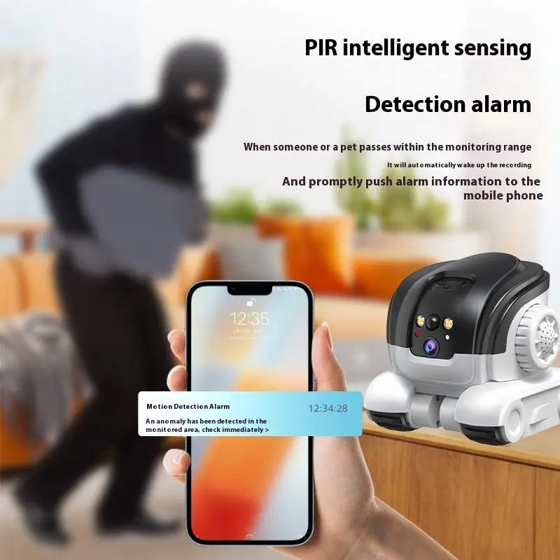 PetGuardian Pro - Dual-Lens WIFI Camera Tank | 4K Pet Tracking Robot | Laser-Spiel & Nachtsicht