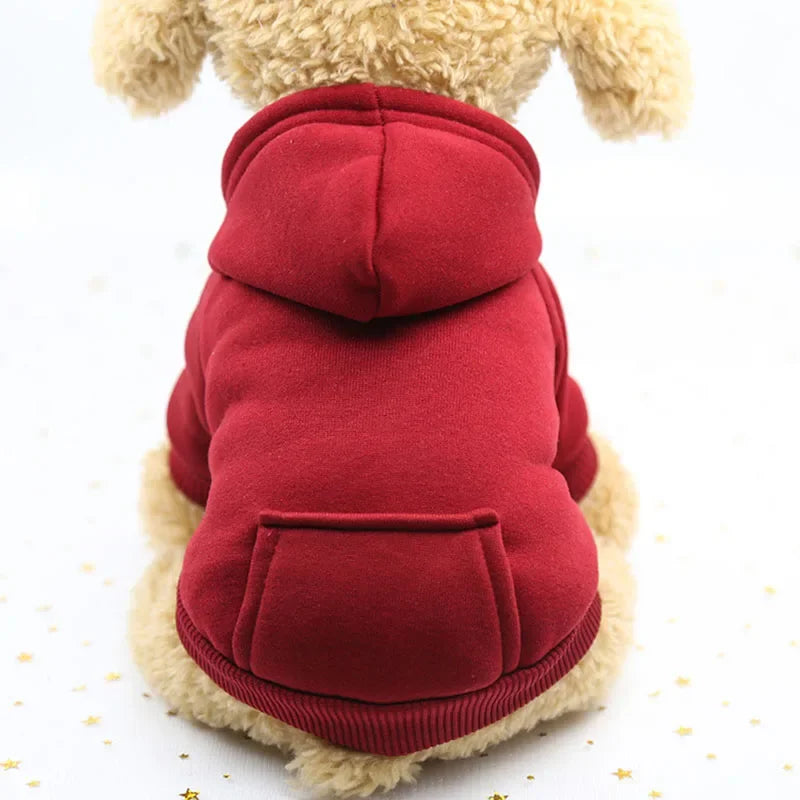 Hunde‑Hoodie aus Baumwolle – Kapuzenpullover für kleine Hunde & Katzen
