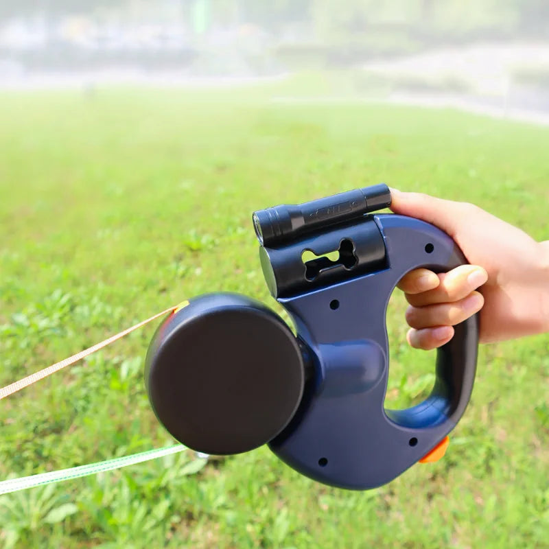 Doppelleine mit LED & 360° Drehung