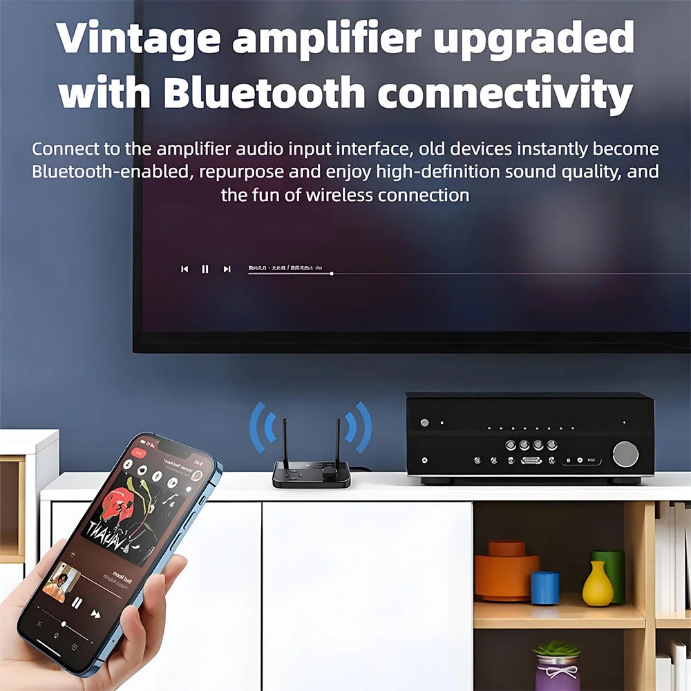 3-in-1 Bluetooth 5.3 Audio Hub - Vintage Verstärker meets Modern Wireless