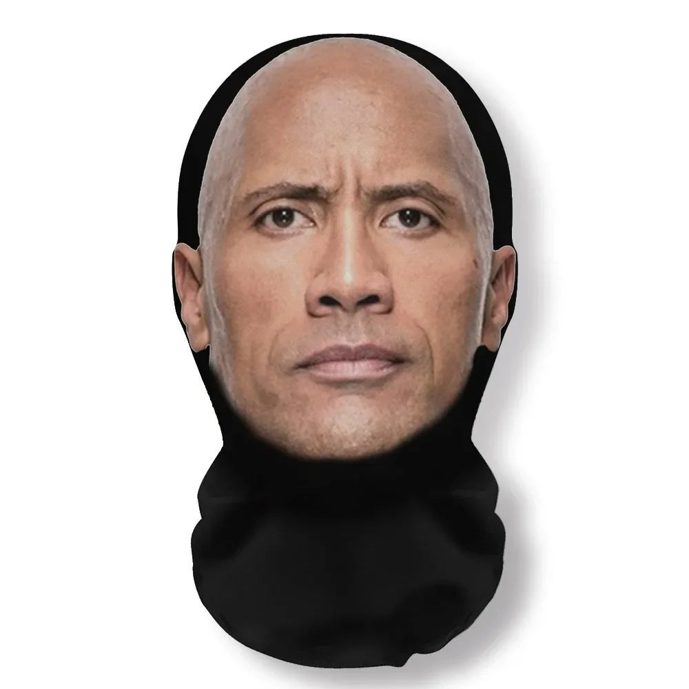 3D Celebrity Face Mask - Realistische Vollgesichts-Balaclava für Cosplay, Halloween & Hip-Hop Style