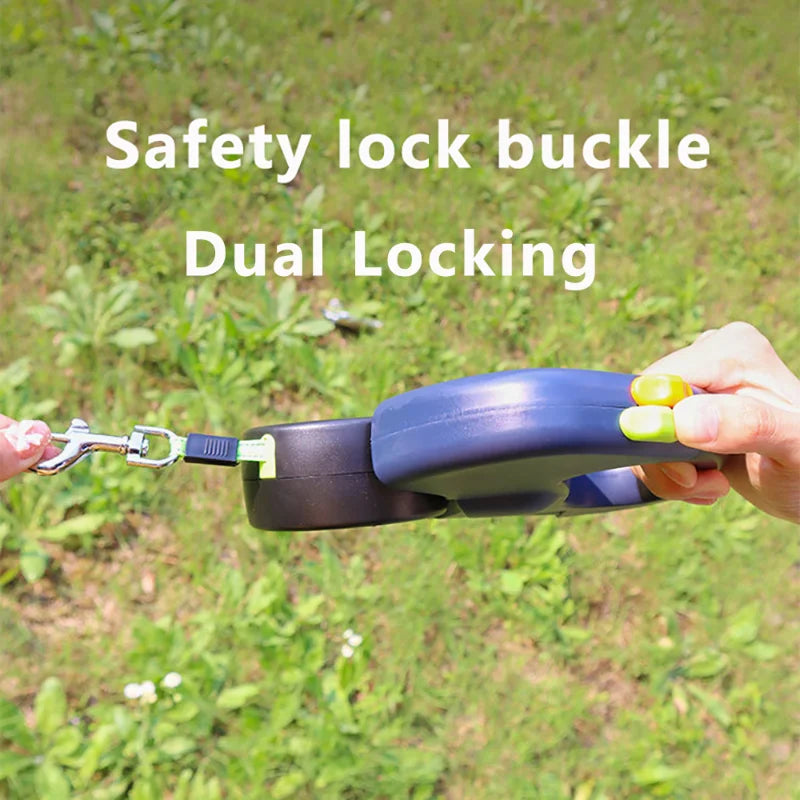 Doppelleine mit LED & 360° Drehung