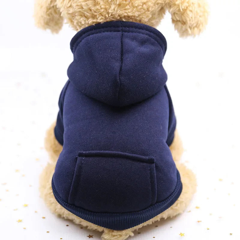 Hunde‑Hoodie aus Baumwolle – Kapuzenpullover für kleine Hunde & Katzen