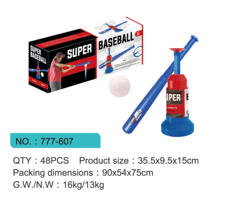 Automatische Baseball-Wurfmaschine für Kinder - Verstellbares Pitching-Set mit Schläger & Bällen