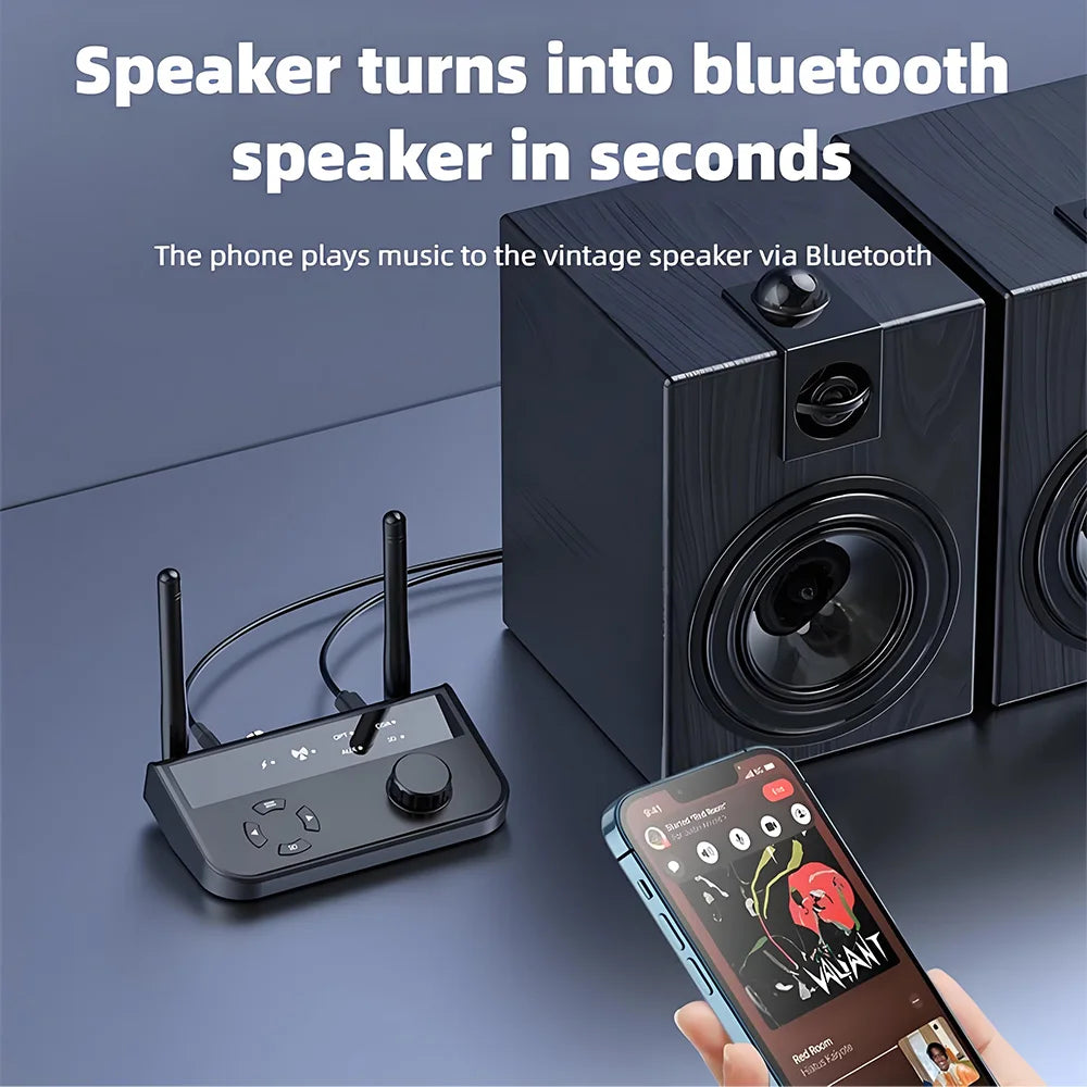 3-in-1 Bluetooth 5.3 Audio Hub - Vintage Verstärker meets Modern Wireless